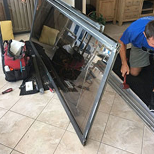 sliding glass door frame repair Arvin